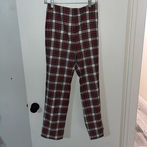 J. Crew Red and Black Plaid Women’s Dress Pants
